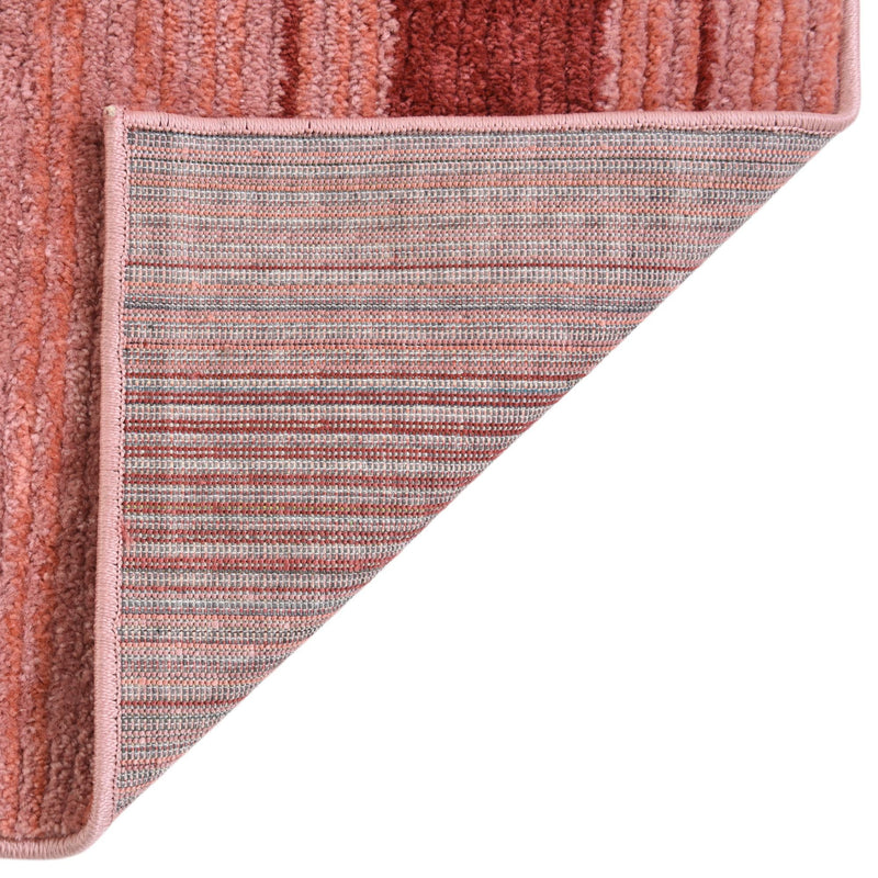 Jewel Oasis Collection Area Rug - Sapphire (Rusty Pink Rose) Rectangle Rusty Pink Rose  lifestyle 8