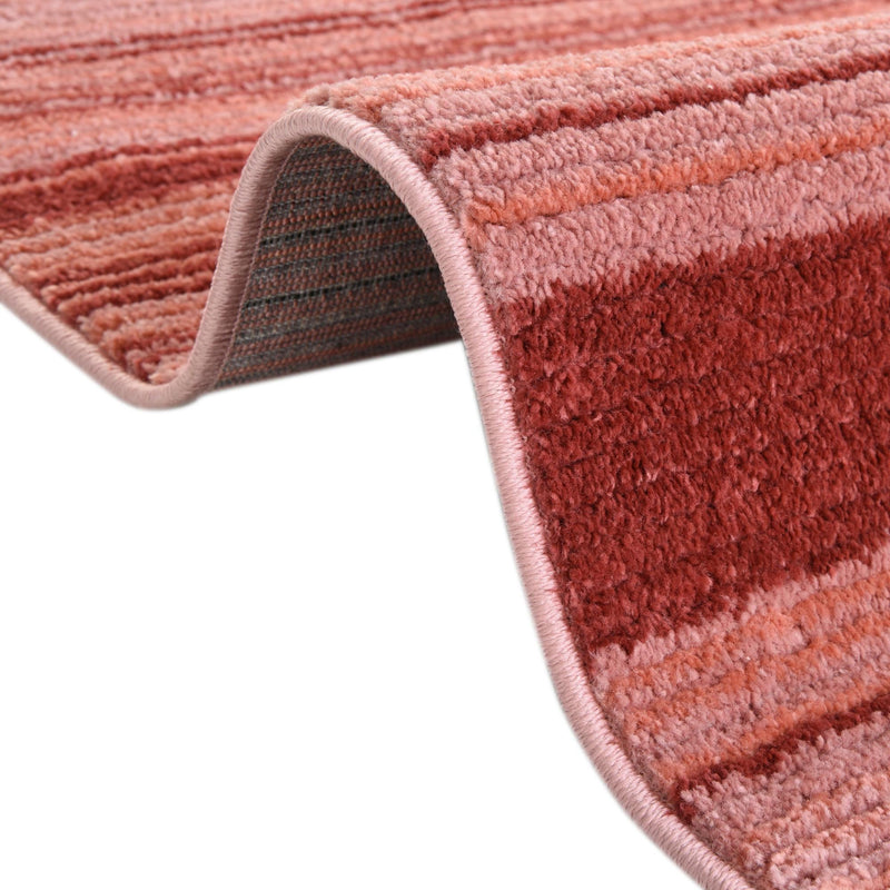 Jewel Oasis Collection Area Rug - Sapphire (Rusty Pink Rose) Rectangle Rusty Pink Rose  lifestyle 9