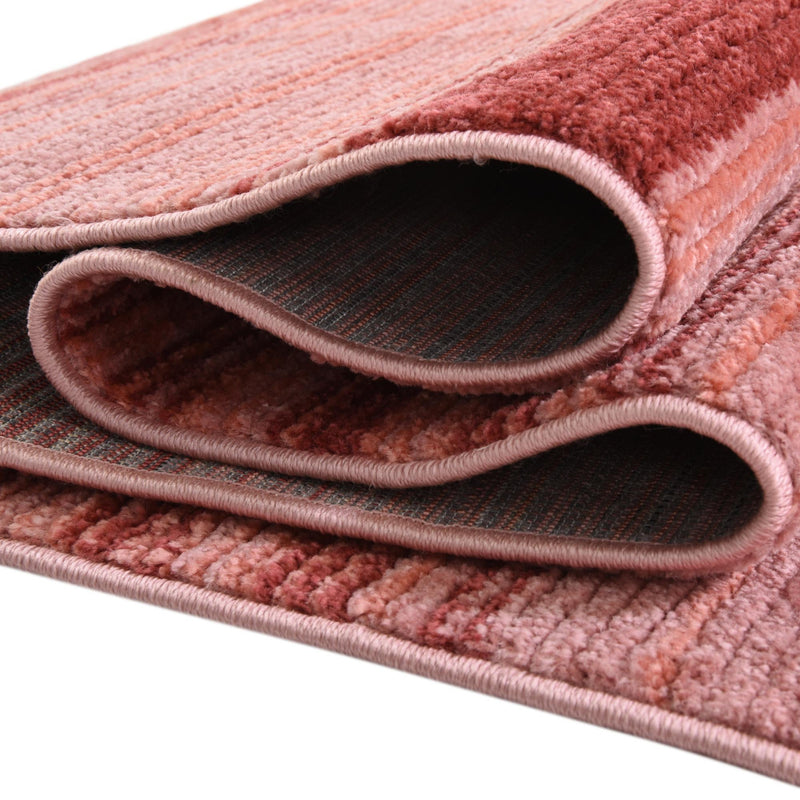 Jewel Oasis Collection Area Rug - Sapphire (Rusty Pink Rose) Rectangle Rusty Pink Rose  lifestyle 12