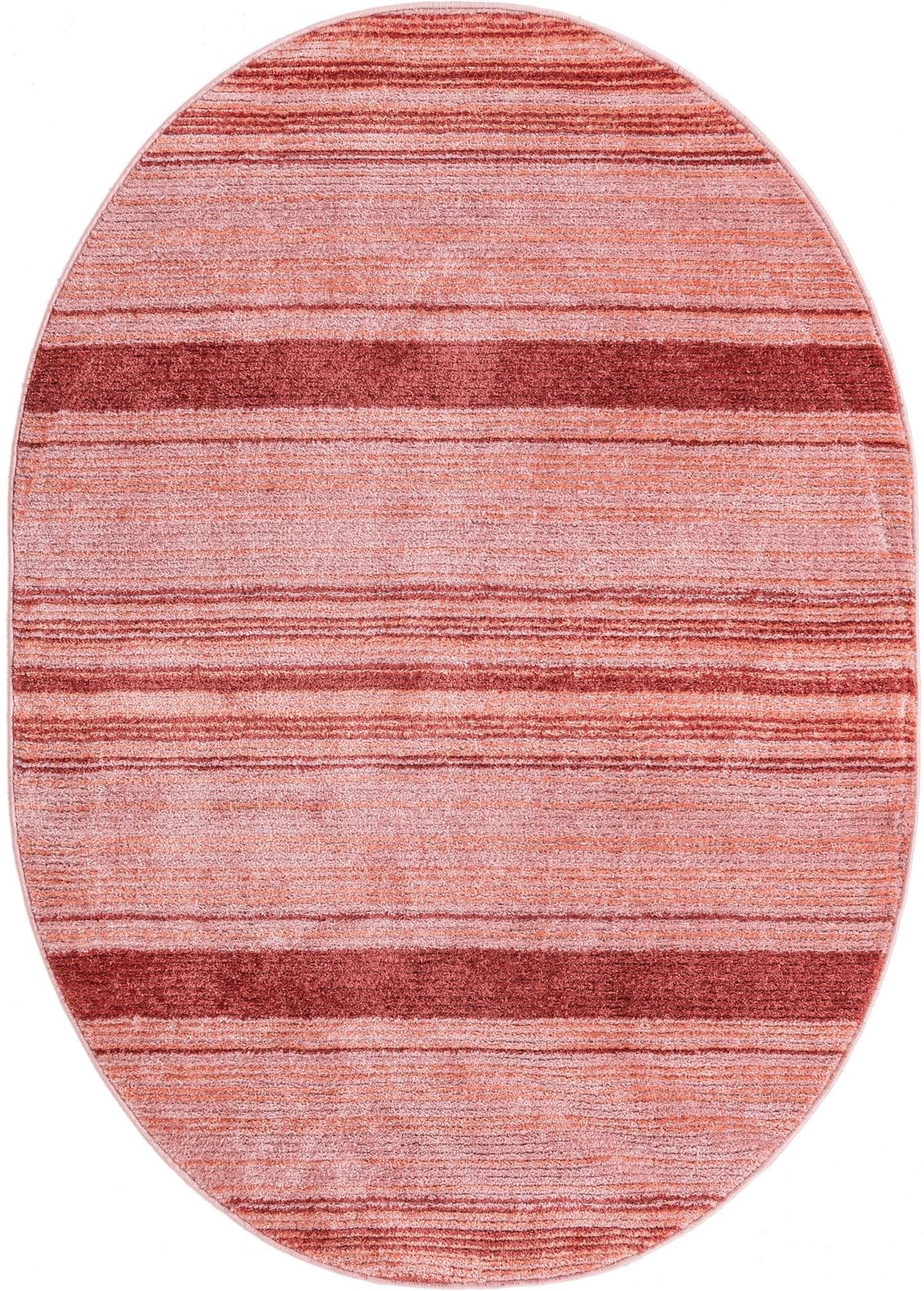 Jewel Oasis Collection Area Rug - Sapphire (Rusty Pink Rose) Oval Rusty Pink Rose  lifestyle 16