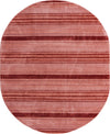 Jewel Oasis Collection Area Rug - Sapphire (Rusty Pink Rose) Oval Rusty Pink Rose  lifestyle 32