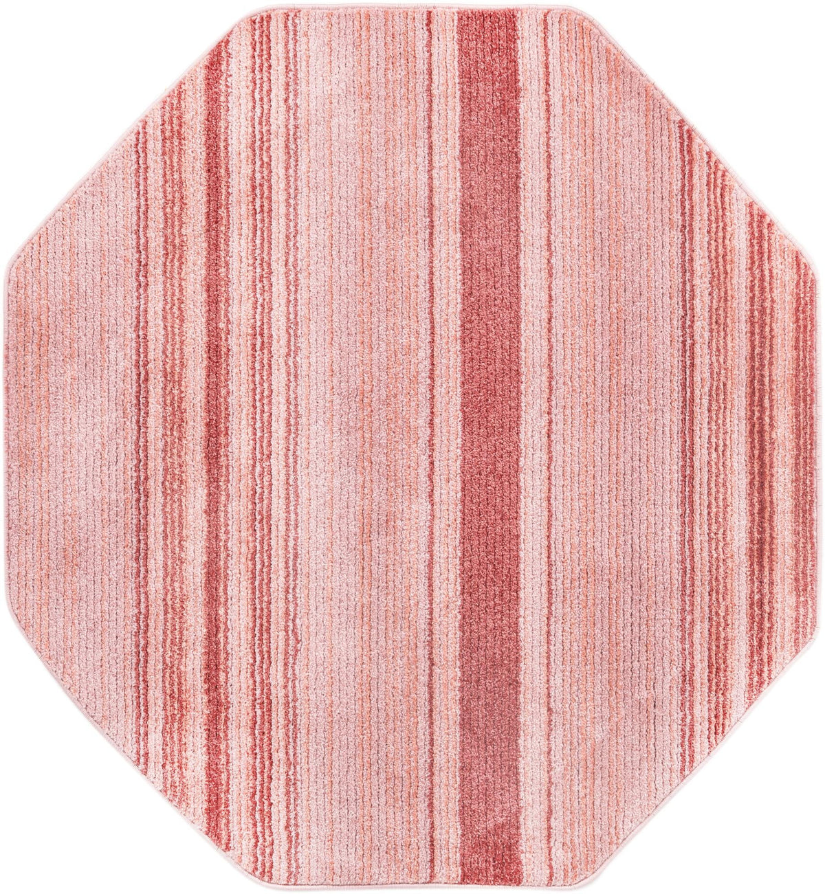 Jewel Oasis Collection Area Rug - Sapphire (Rusty Pink Rose) Octagon Rusty Pink Rose  lifestyle 17