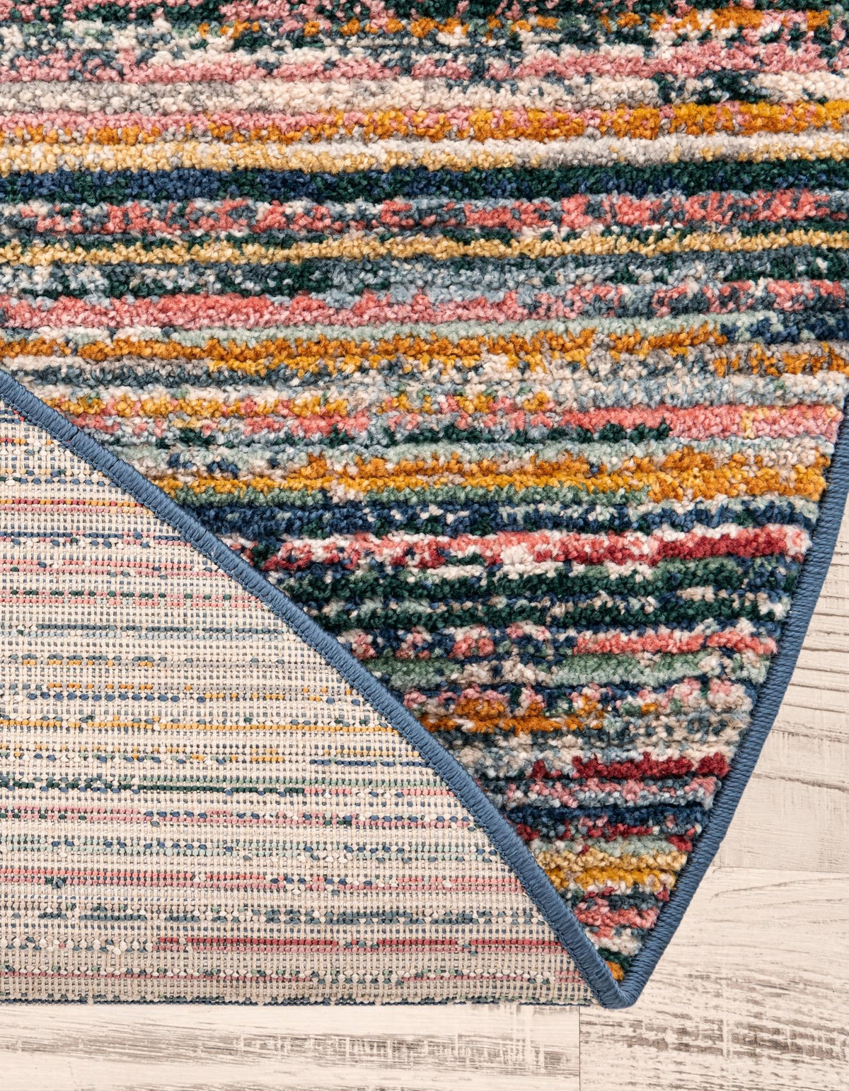 Jewel Oasis Collection Area Rug - Sapphire (Multi) Round Multi  lifestyle 31