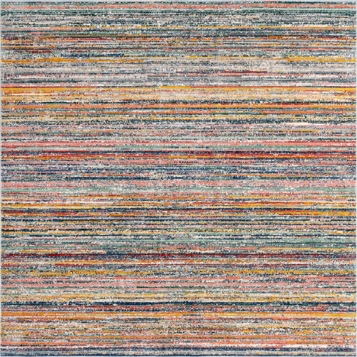 Jewel Oasis Collection Area Rug - Sapphire (Multi) Square Multi  lifestyle 17