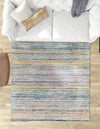 Jewel Oasis Collection Area Rug - Sapphire (Multi) Square Multi  lifestyle 90