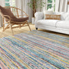 Jewel Oasis Collection Area Rug - Sapphire (Multi) Square Multi  lifestyle 101