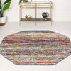 Jewel Oasis Collection Area Rug - Sapphire (Multi) Octagon Multi  lifestyle 94