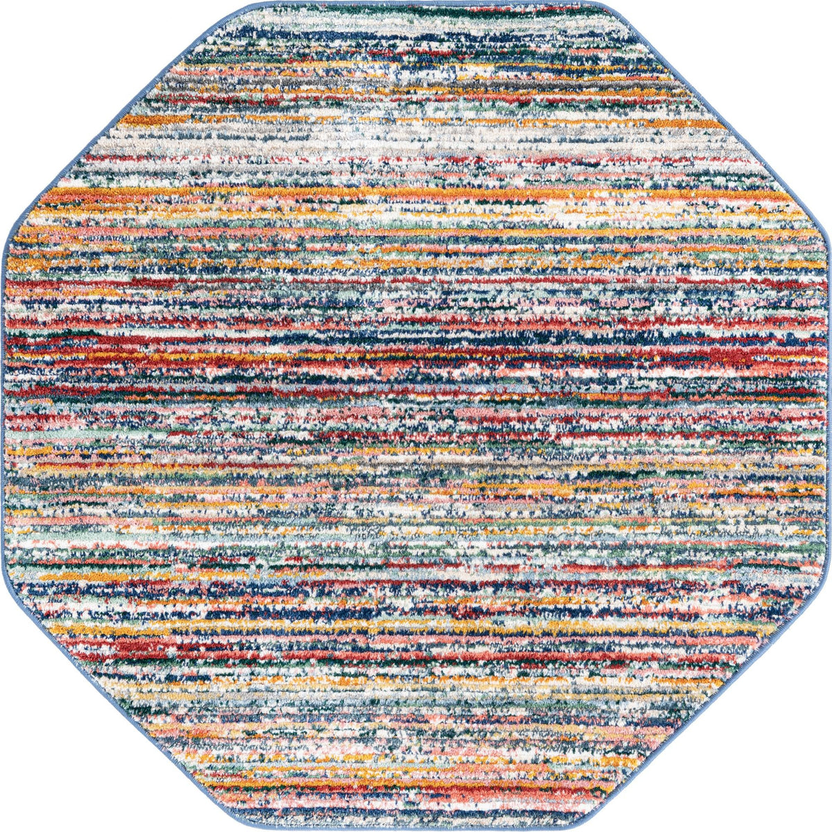 Jewel Oasis Collection Area Rug - Sapphire (Multi) Octagon Multi  lifestyle 19