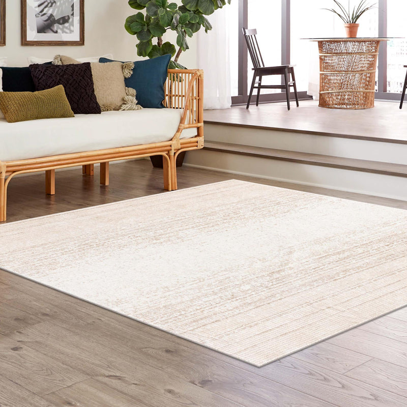 Jewel Oasis Collection Area Rug - Sapphire (Ivory) Square Ivory  lifestyle 94