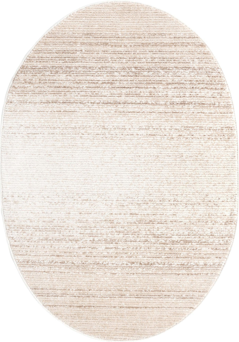 Jewel Oasis Collection Area Rug - Sapphire (Ivory) Oval Ivory  lifestyle 18