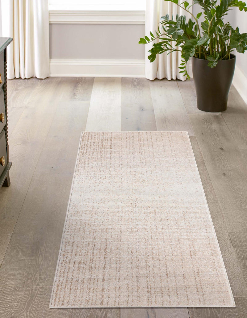 Jewel Oasis Collection Area Rug - Sapphire (Ivory) Runner Ivory  lifestyle 30