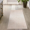 Jewel Oasis Collection Area Rug - Sapphire (Ivory) Runner Ivory  lifestyle 96