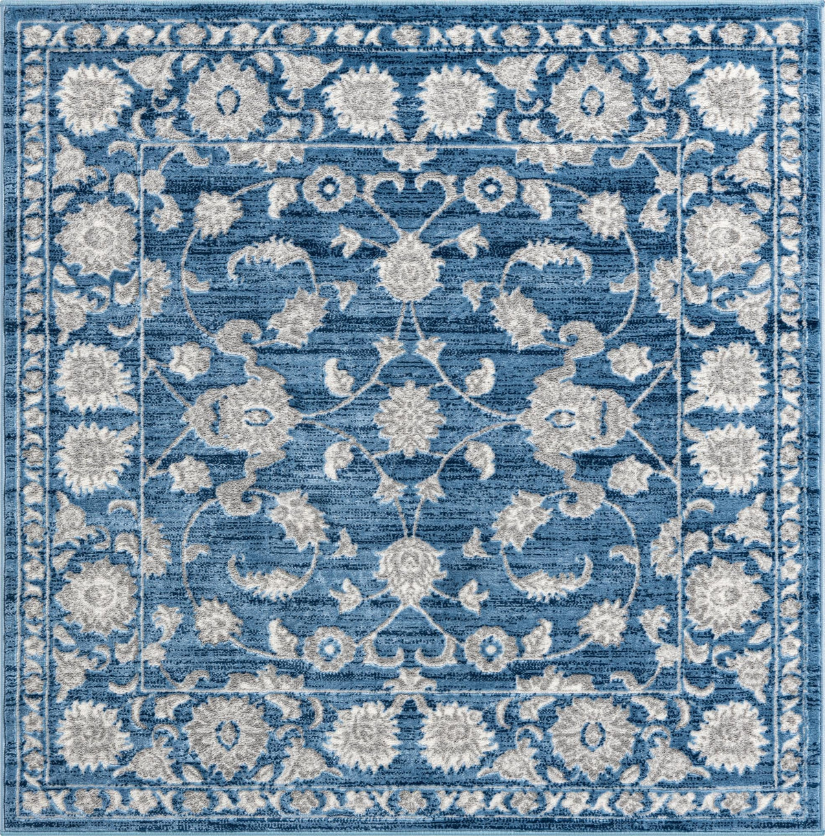 Charleston Elegance Collection Area Rug -  Seaport Square Blue  lifestyle 47