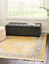 Caribbean Breeze Collection Area Rug -  Andros Square Yellow  lifestyle 35
