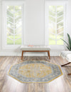 Caribbean Breeze Collection Area Rug -  Andros Octagon Yellow  lifestyle 37