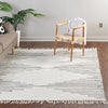 Thar Cotton Collection Area Rug - Jaisalmer (White) Square White  lifestyle 50