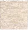 Osian Looms Collection Area Rug - Capri Square Natural  lifestyle 80