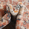 Seville Stripes Collection Area Rug - Cadiz (Brick Red) Round Brick Red  lifestyle 32