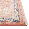 Seville Stripes Collection Area Rug - Cadiz (Brick Red) Octagon Brick Red  lifestyle 30