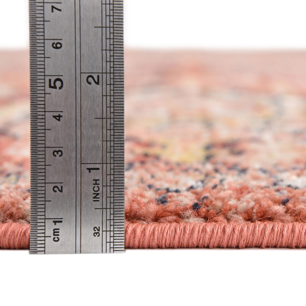 Seville Stripes Collection Area Rug -  Cordoba (Brick Red) Square Brick Red  lifestyle 17