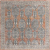 Seville Stripes Collection Area Rug -  Granada (Brick Red) Square Brick Red  lifestyle 3