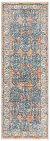 Seville Stripes Collection Area Rug -  Granada (Brick Red) Runner Brick Red  lifestyle 6