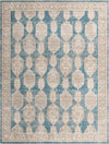 Seville Stripes Collection Area Rug -  Granada (Blue) Rectangle Blue Main