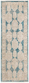 Seville Stripes Collection Area Rug -  Granada (Blue) Runner Blue  lifestyle 6