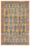 Seville Stripes Collection Area Rug -  Granada (Yellow) Rectangle Yellow  lifestyle 2