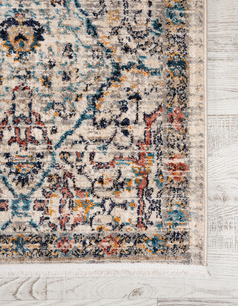Seville Stripes Collection Area Rug -  Malaga (Ivory) Rectangle Ivory  lifestyle 3