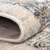Seville Stripes Collection Area Rug -  Malaga (Ivory) Round Ivory  lifestyle 22
