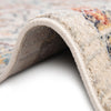 Seville Stripes Collection Area Rug -  Malaga (Ivory) Round Ivory  lifestyle 42