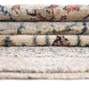 Seville Stripes Collection Area Rug -  Malaga (Ivory) Square Ivory  lifestyle 63