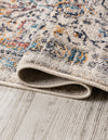 Seville Stripes Collection Area Rug -  Malaga (Ivory) Octagon Ivory  lifestyle 18