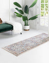 Seville Stripes Collection Area Rug -  Malaga (Ivory) Runner Ivory  lifestyle 16