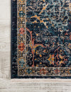 Seville Stripes Collection Area Rug -  Malaga (Navy Blue) Rectangle Navy Blue  lifestyle 3
