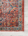 Seville Stripes Collection Area Rug -  Malaga (Brick Red) Rectangle Brick Red  lifestyle 3