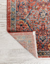Seville Stripes Collection Area Rug -  Malaga (Brick Red) Rectangle Brick Red  lifestyle 4