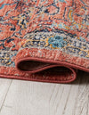 Seville Stripes Collection Area Rug -  Malaga (Brick Red) Octagon Brick Red  lifestyle 18