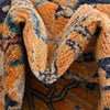 Seville Stripes Collection Area Rug -  Malaga (Yellow) Round Yellow  lifestyle 32