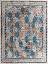 Seville Stripes Collection Area Rug -  Almeria Rectangle Multi Main