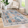 Seville Stripes Collection Area Rug -  Almeria Rectangle Multi  lifestyle 4