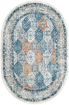 Seville Stripes Collection Area Rug -  Almeria Oval Multi  lifestyle 4
