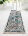 Seville Stripes Collection Area Rug -  Almeria Runner Multi  lifestyle 10