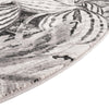 Meadow Breeze Collection Area Rug -  Bluebell Oval Charcoal  lifestyle 85