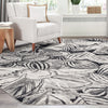 Meadow Breeze Collection Area Rug -  Bluebell Octagon Charcoal  lifestyle 132