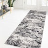 Meadow Breeze Collection Area Rug -  Bluebell Runner Charcoal  lifestyle 113