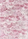 Meadow Breeze Collection Area Rug -  Bluebell Rectangle Fuchsia  lifestyle 2