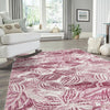 Meadow Breeze Collection Area Rug -  Bluebell Rectangle Fuchsia  lifestyle 28