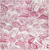 Meadow Breeze Collection Area Rug -  Bluebell Square Fuchsia  lifestyle 32